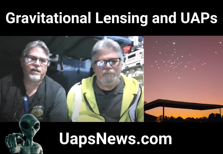 Gravitational Lensing and UAPs: Tedesco brothers